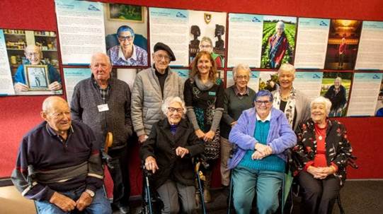 There were tears at the opening of the exhibition, as older people's stories were celebrated.